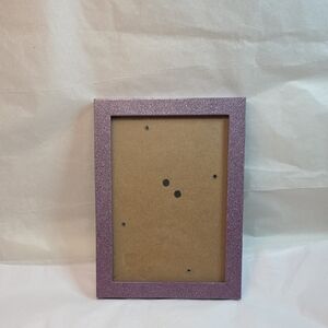 4 1\2 X 6 1\2 Inch Purple Glitter Picture Frame